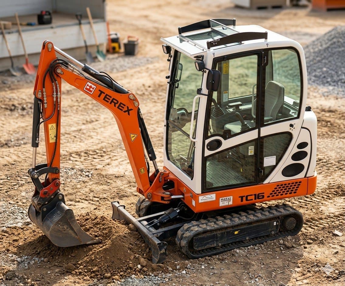 Minibagger Terex TC 16 mieten Langquaid